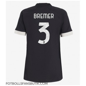 Juventus Gleison Bremer #3 Replika Tredje Tröja Damer 2023-24 Kortärmad